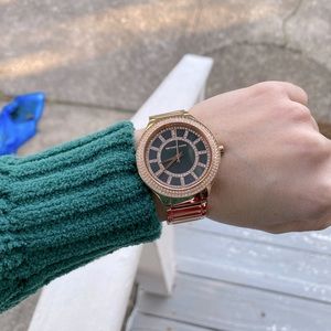 Authentic Rose gold bling Michael Kors watch